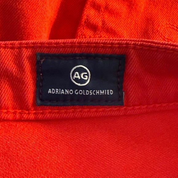 AG Adriano Goldschmied The Legging Super Skinny Red Jeans Womens 4 27 NWOT - Picture 4 of 7